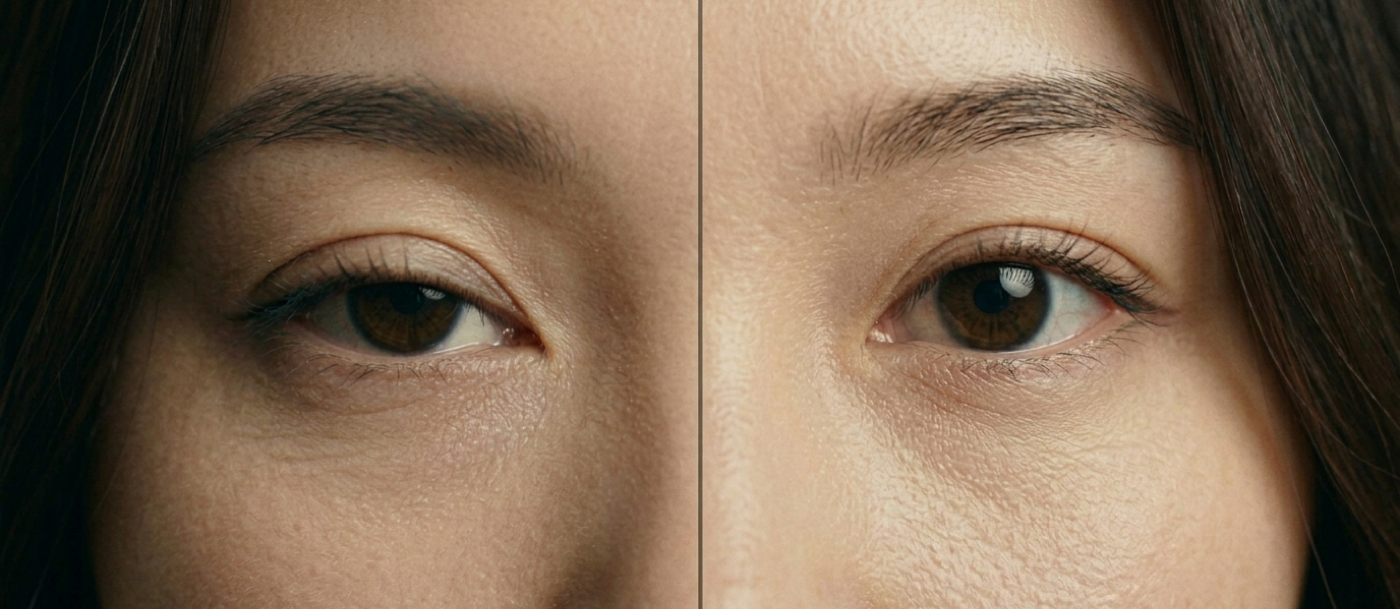 처진 눈꺼풀 vs 안검하수