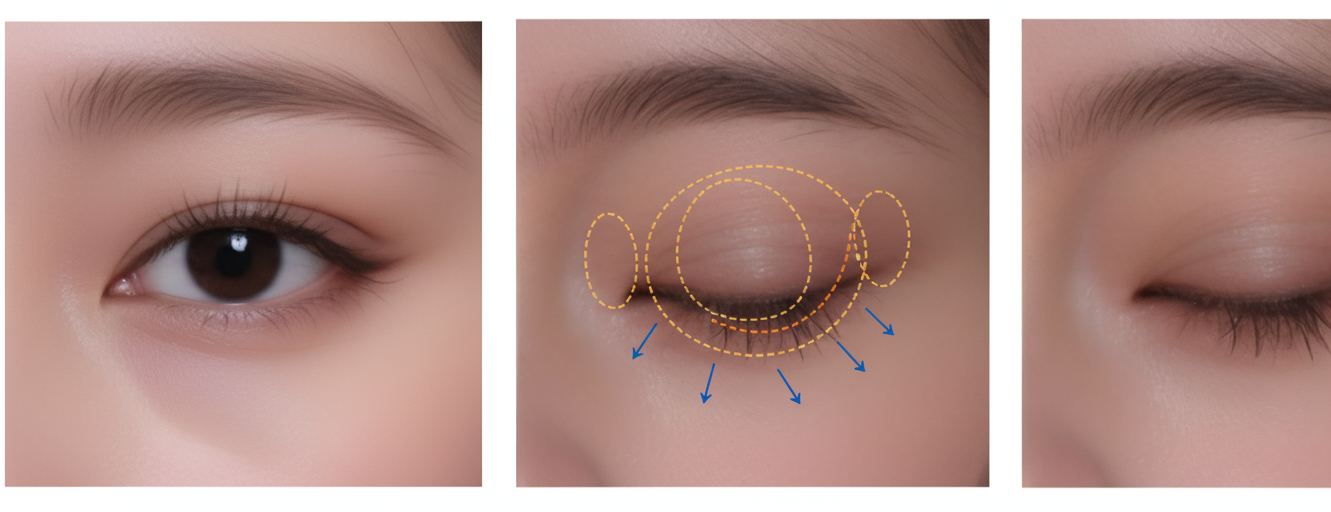 눈밑지방재배치